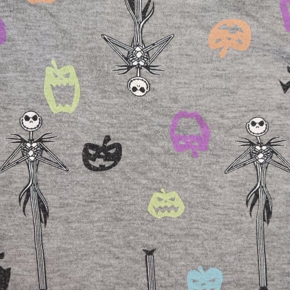 The Nightmare Before Christmas Womens 3XL Sleepwear Long Sleeve Gray 3XL - Picture 7 of 7